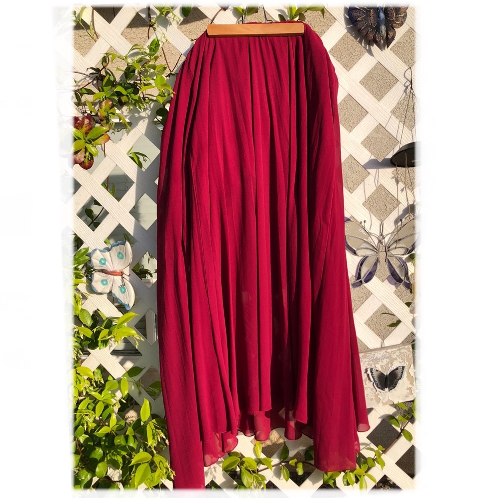 torrid berry maxi skirt